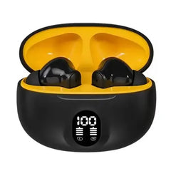 S510 Wireless Earbuds – Black & Yellow
