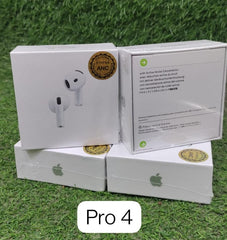 Airpods Pro 4 High Quality 4th Generation With Ac POPtive Noise Cancellation Premium Quality