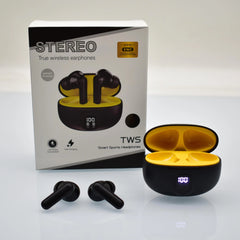 S510 Wireless Earbuds – Black & Yellow