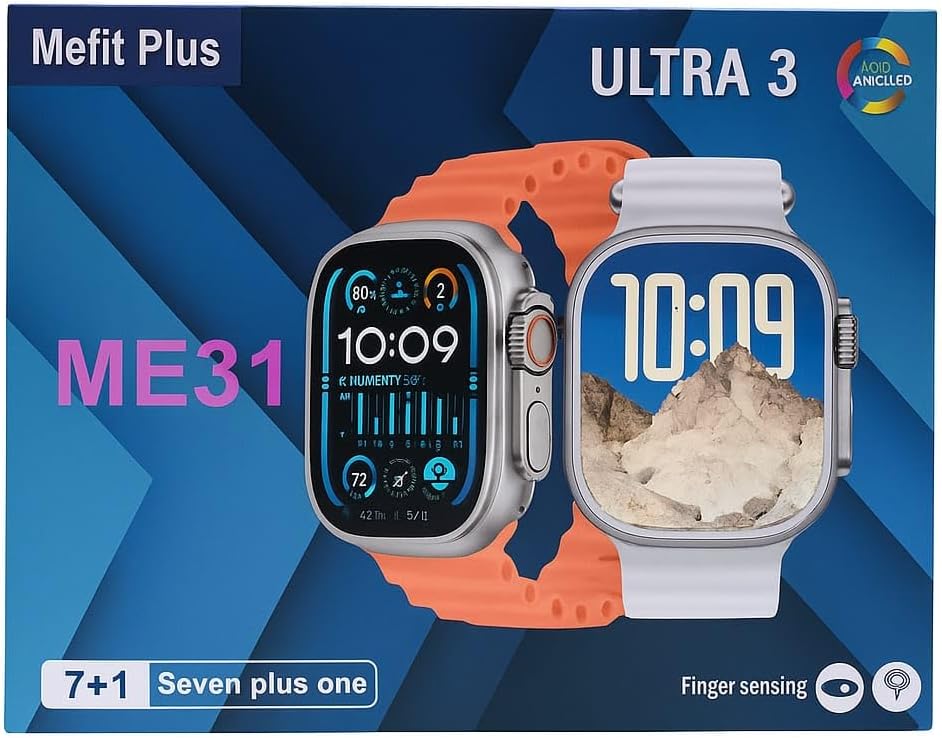 Mefit UltraPro ME21 Smart Watch – HD Display & Complete Fitness Suite