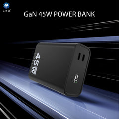 LITO LP02 20000mAh 45W Mini Fast Charging Power Bank for iPhone & Laptop