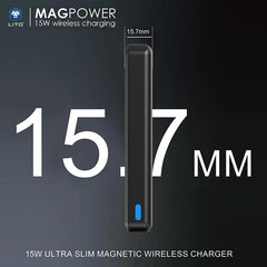 LITO LP08 Slim Magnetic Wireless Power Bank (5000mAh / 10000mAh) with Display
